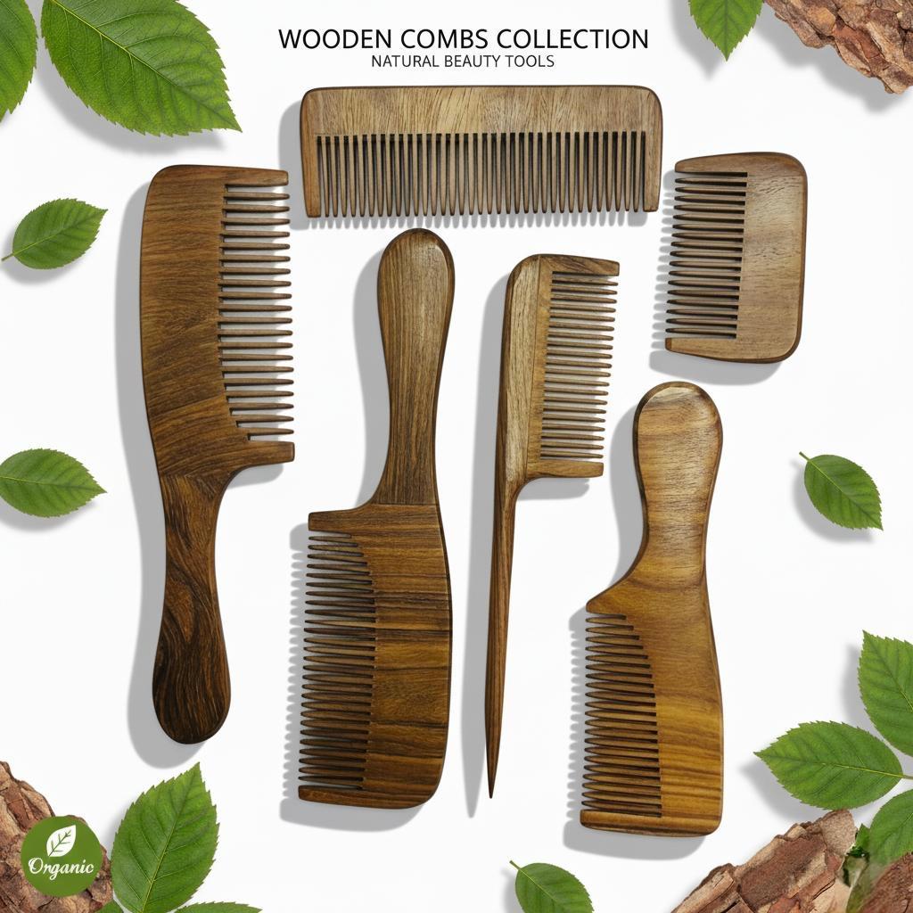 Pure Wood Combs